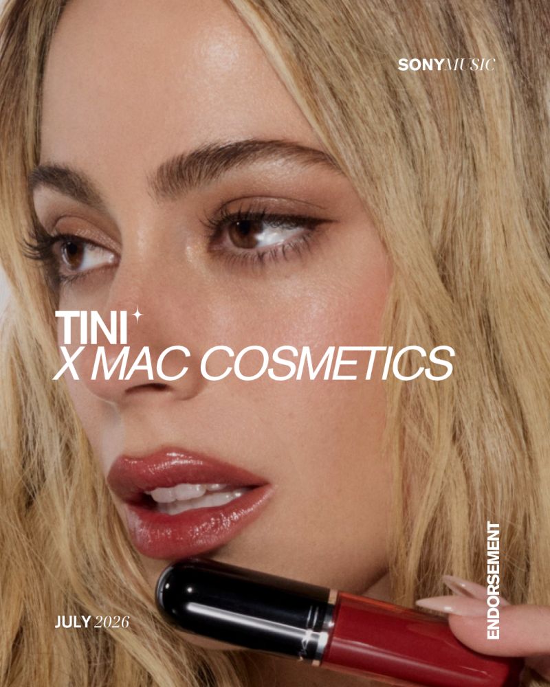 Retrato de Tini · Tini x MAC Cosmetics